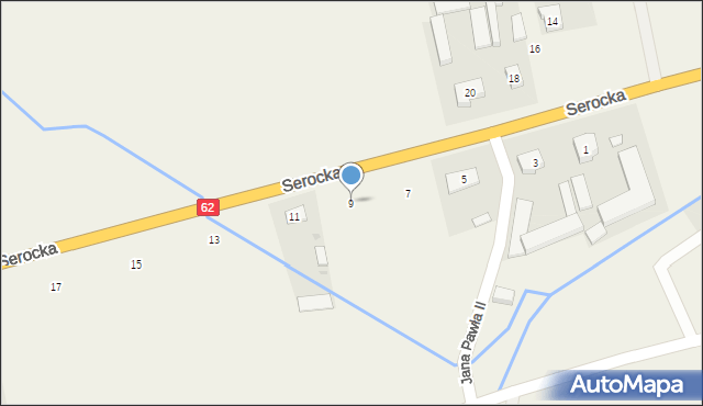 Somianka, Serocka, 9, mapa Somianka