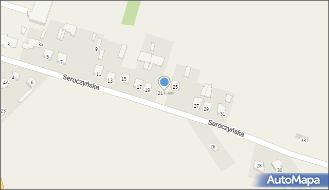 Sterdyń, Seroczyńska, 23, mapa Sterdyń