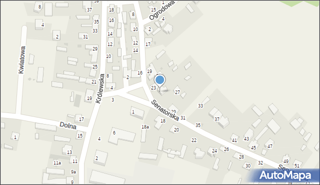 Stężyca, Senatorska, 25, mapa Stężyca