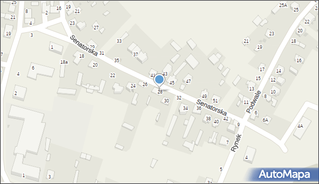 Stężyca, Senatorska, 28, mapa Stężyca