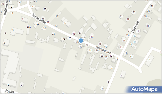 Stężyca, Senatorska, 30, mapa Stężyca