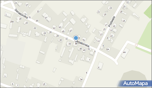 Stężyca, Senatorska, 36, mapa Stężyca