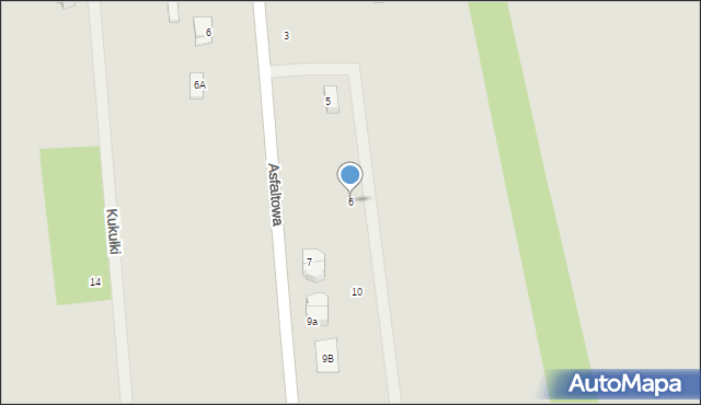 Sulejówek, Sezamkowa, 6, mapa Sulejówek