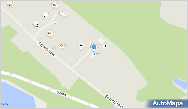 Świebodzice, Sezamkowa, 16, mapa Świebodzice