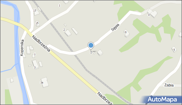 Świeradów-Zdrój, Sępia, 2, mapa Świeradów-Zdrój