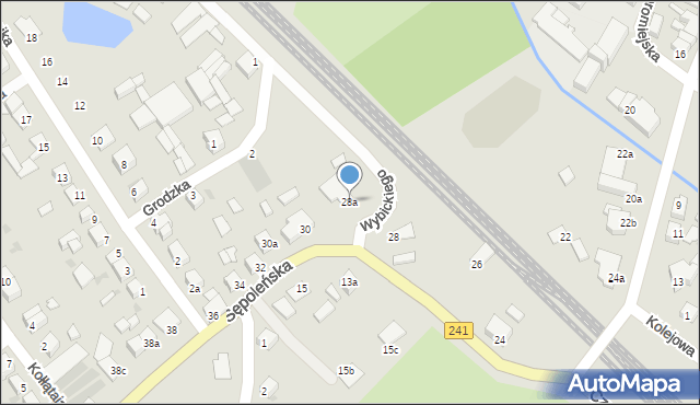 Tuchola, Sępoleńska, 28a, mapa Tuchola
