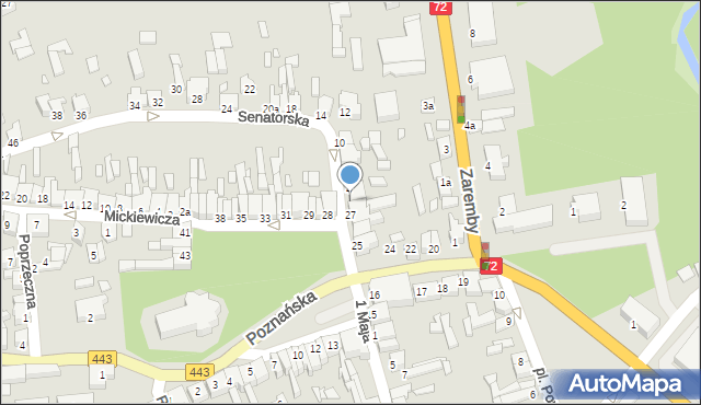 Tuliszków, Senatorska, 2, mapa Tuliszków