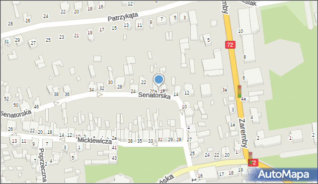 Tuliszków, Senatorska, 20, mapa Tuliszków