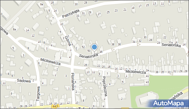 Tuliszków, Senatorska, 48, mapa Tuliszków