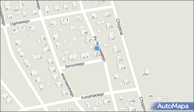 Turek, Serockiego Kazimierza, 2, mapa Turka