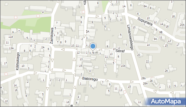 Wieliczka, Seraf, 5, mapa Wieliczka