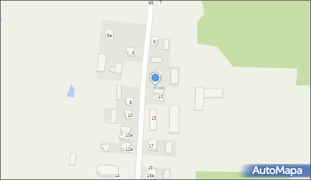 Wiżajny, Sejneńska, 13a, mapa Wiżajny