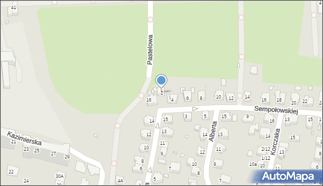 Wrocław, Sempołowskiej Stefanii, 2, mapa Wrocławia