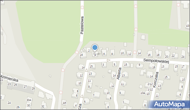 Wrocław, Sempołowskiej Stefanii, 4, mapa Wrocławia