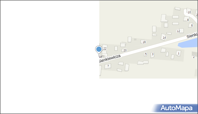 Adamów, Sienkiewicza Henryka, 24A, mapa Adamów