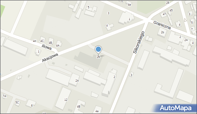 Aleksandrów Kujawski, Sikorskiego Władysława, gen., 2b, mapa Aleksandrów Kujawski