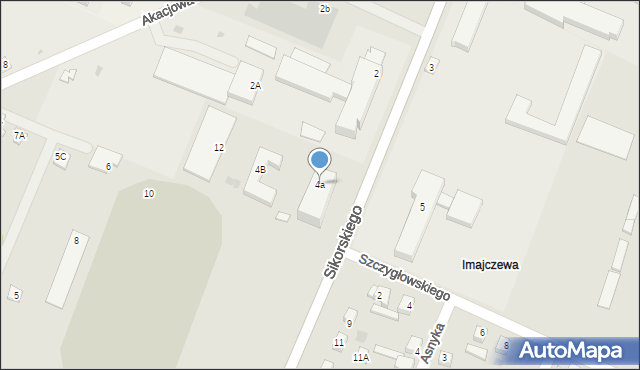 Aleksandrów Kujawski, Sikorskiego Władysława, gen., 4a, mapa Aleksandrów Kujawski