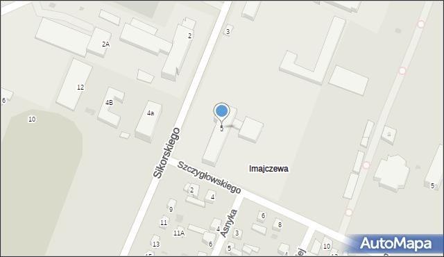 Aleksandrów Kujawski, Sikorskiego Władysława, gen., 5, mapa Aleksandrów Kujawski