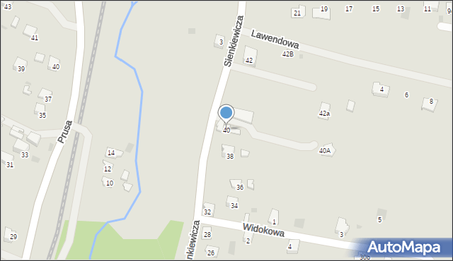 Alwernia, Sienkiewicza Henryka, 40, mapa Alwernia