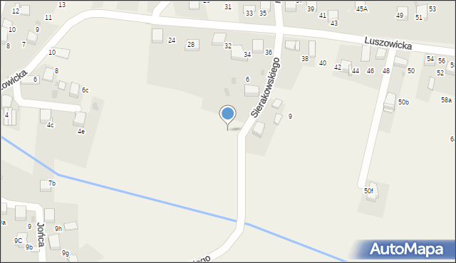 Balin, Sierakowskiego Zygmunta, 10, mapa Balin