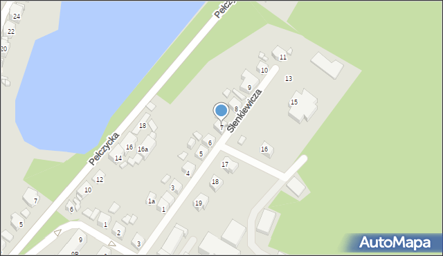 Barlinek, Sienkiewicza Henryka, 7, mapa Barlinek