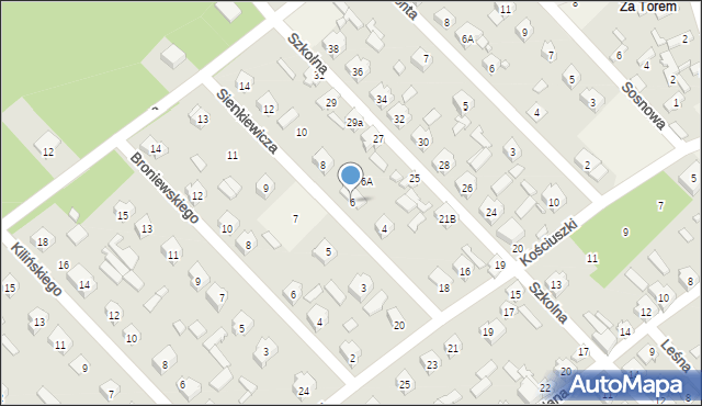 Bełchów, Sienkiewicza Henryka, 6, mapa Bełchów