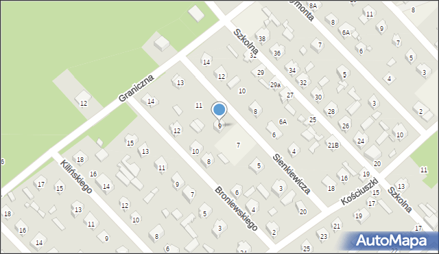 Bełchów, Sienkiewicza Henryka, 9, mapa Bełchów