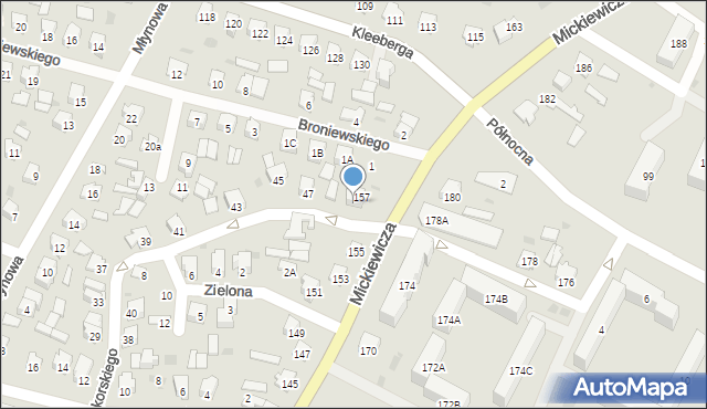 Bielsk Podlaski, Sikorskiego Władysława, gen., 49, mapa Bielsk Podlaski