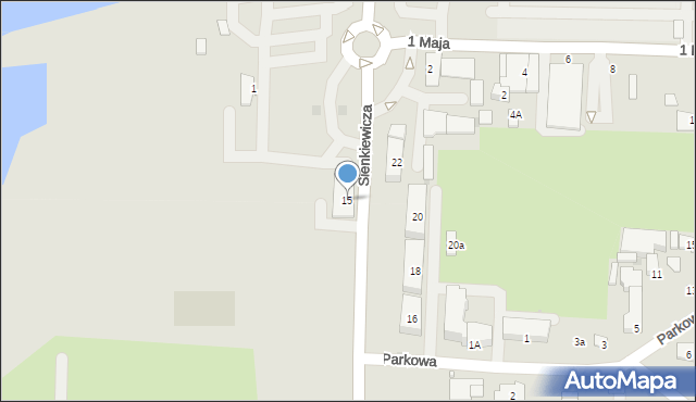 Blachownia, Sienkiewicza Henryka, 15, mapa Blachownia