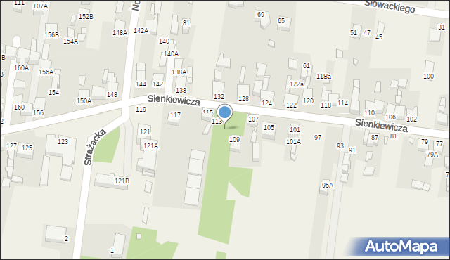 Bobrowniki, Sienkiewicza Henryka, 111, mapa Bobrowniki