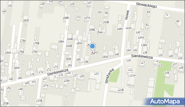 Bobrowniki, Sienkiewicza Henryka, 154, mapa Bobrowniki