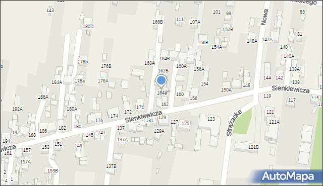 Bobrowniki, Sienkiewicza Henryka, 164a, mapa Bobrowniki