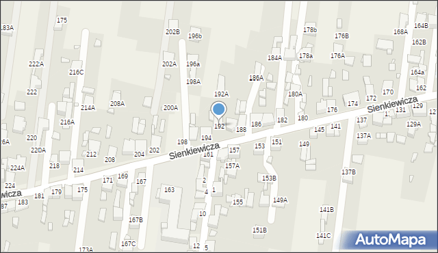 Bobrowniki, Sienkiewicza Henryka, 192, mapa Bobrowniki