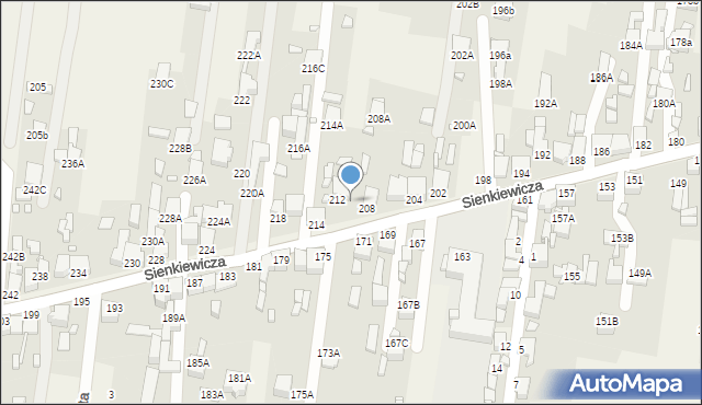 Bobrowniki, Sienkiewicza Henryka, 210, mapa Bobrowniki