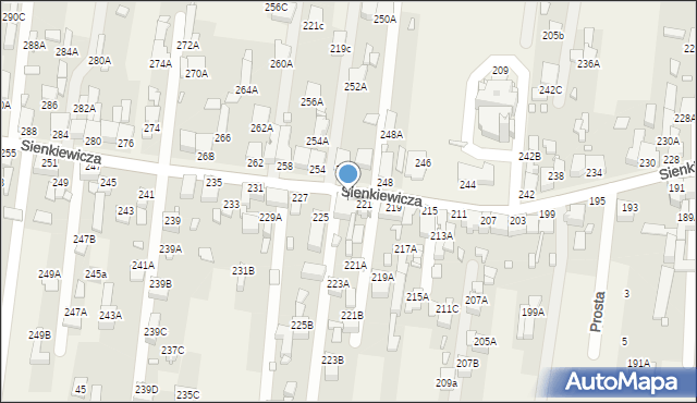 Bobrowniki, Sienkiewicza Henryka, 223, mapa Bobrowniki