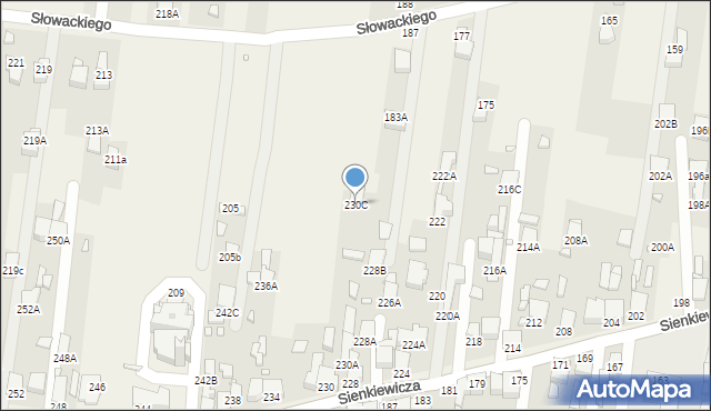 Bobrowniki, Sienkiewicza Henryka, 230C, mapa Bobrowniki