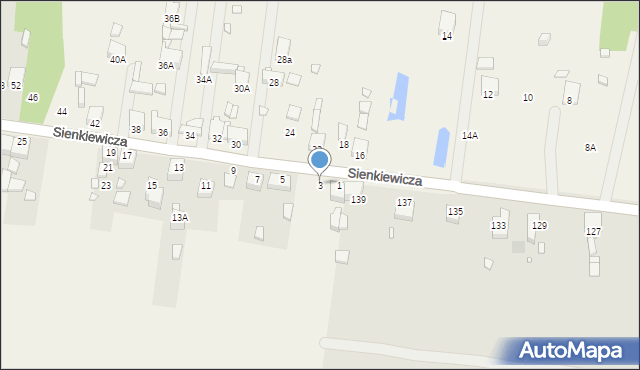 Bobrowniki, Sienkiewicza Henryka, 3, mapa Bobrowniki