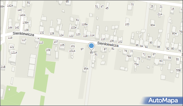 Bobrowniki, Sienkiewicza Henryka, 93, mapa Bobrowniki