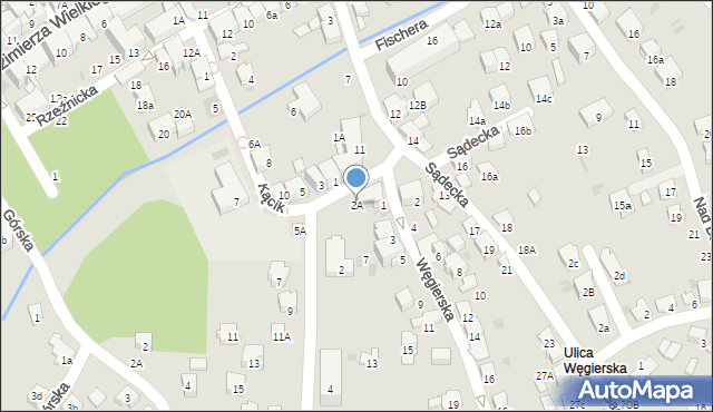 Bochnia, Sienkiewicza Henryka, 2A, mapa Bochni