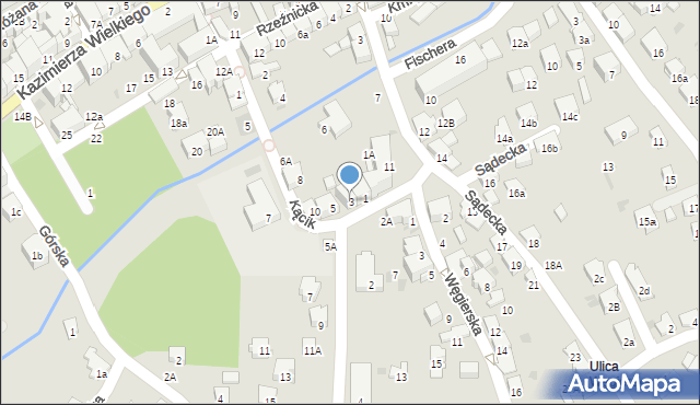 Bochnia, Sienkiewicza Henryka, 3, mapa Bochni