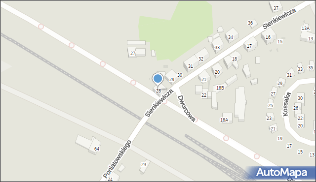 Boguszów-Gorce, Sienkiewicza Henryka, 28, mapa Boguszów-Gorce