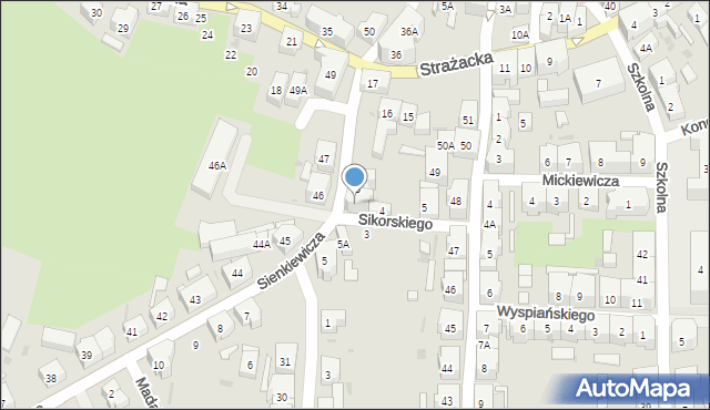 Boguszów-Gorce, Sienkiewicza Henryka, 4, mapa Boguszów-Gorce