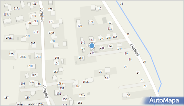 Bolechowice, Siedliski, 14h, mapa Bolechowice