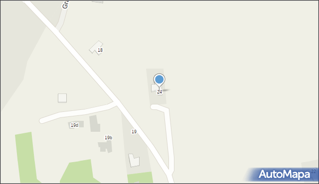 Borkowo Kościelne, Sierpecka, 24, mapa Borkowo Kościelne