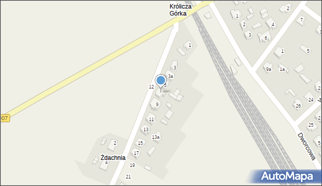 Boronów, Sienkiewicza Henryka, 7, mapa Boronów