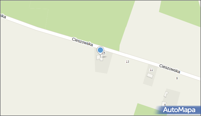 Boronów, Sienkiewicza Henryka, 8, mapa Boronów