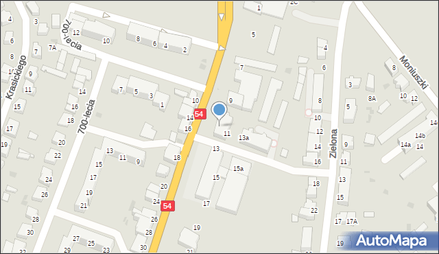 Braniewo, Sikorskiego Władysława, gen., 11-13, mapa Braniewo