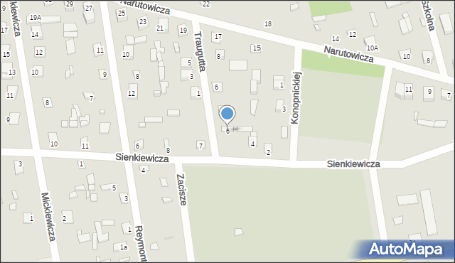 Brok, Sienkiewicza Henryka, 6, mapa Brok