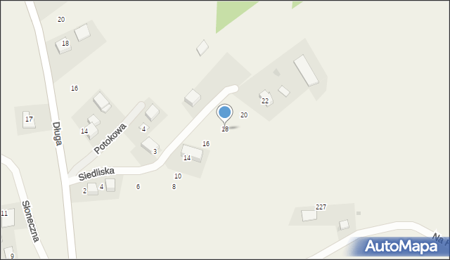 Brzoskwinia, Siedliska, 18, mapa Brzoskwinia