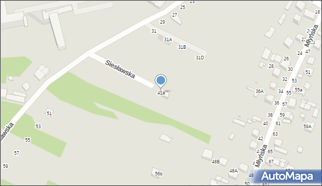 Busko-Zdrój, Siesławska, 41a, mapa Busko-Zdrój